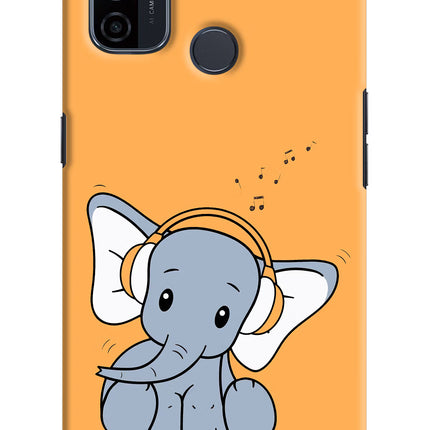 High On Music Oppo A53 2020 Hard Case Back Cover by Casekaro