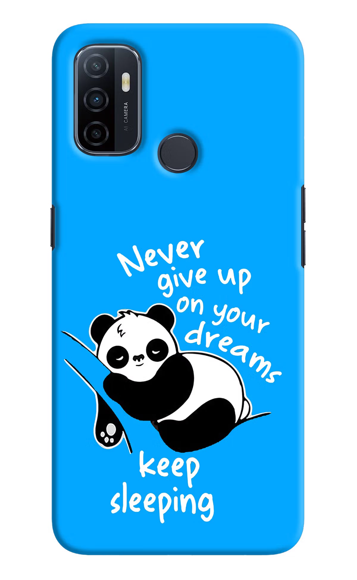 Keep Sleeping Oppo A53 2020 Hard Case Back Cover by Casekaro
