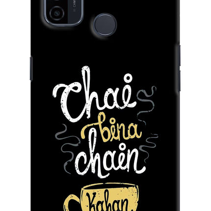 Chai Bina Chain Kaha Re Oppo A53 2020 Hard Case Back Cover by Casekaro