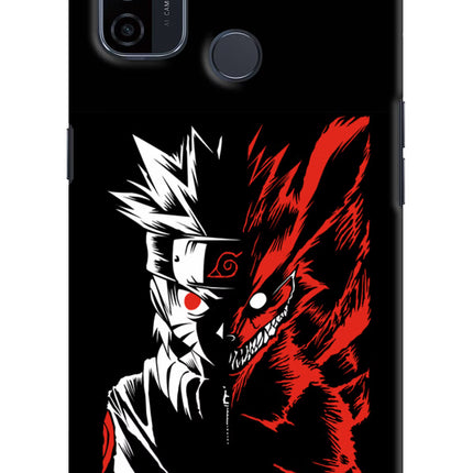 Naruto Two Face Oppo A53 2020 Hard Case Back Cover by Casekaro