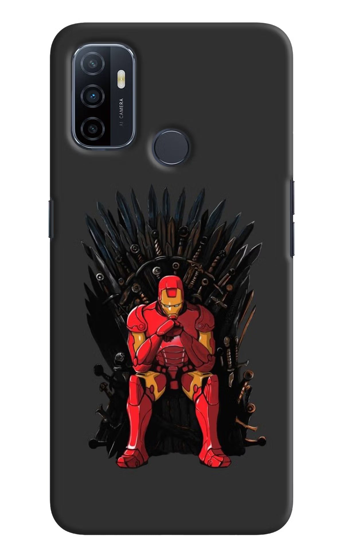 Ironman Throne Oppo A53 2020 Hard Case Back Cover by Casekaro