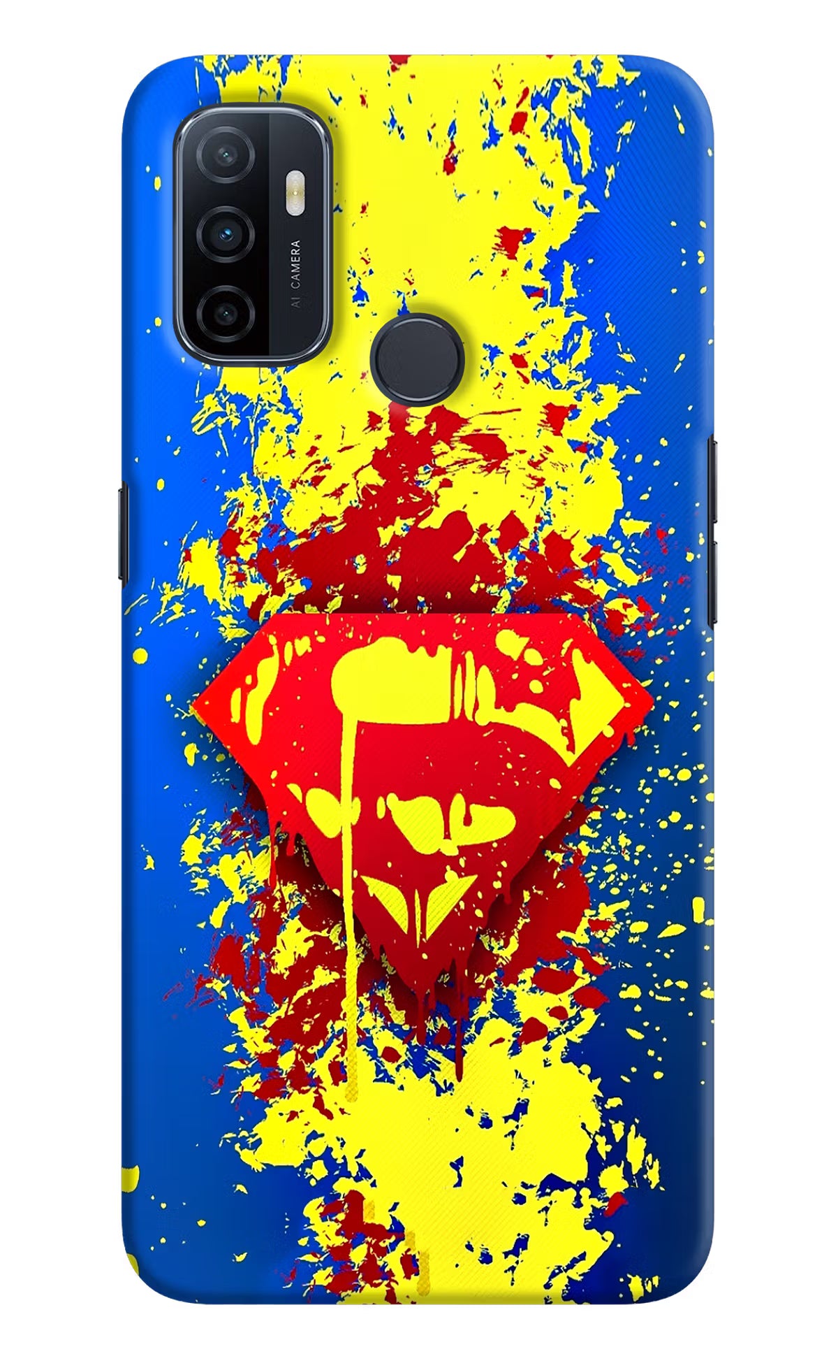 Superman logo Oppo A53 2020 Hard Case Back Cover by Casekaro