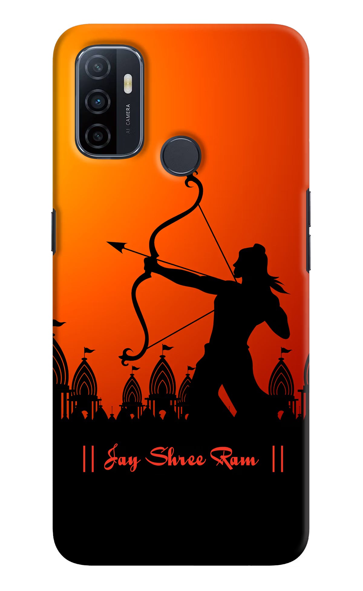 Lord Ram - 4 Oppo A53 2020 Hard Case Back Cover by Casekaro