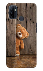 Teddy Wooden Oppo A53 2020 Hard Case Back Cover by Casekaro