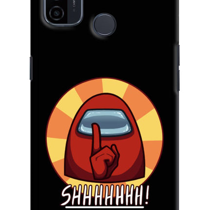 Among Us Shhh! Oppo A53 2020 Hard Case Back Cover by Casekaro