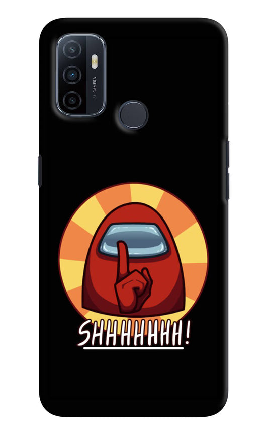 Among Us Shhh! Oppo A53 2020 Hard Case Back Cover by Casekaro