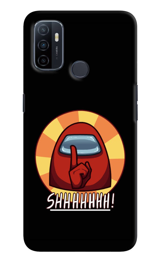 Among Us Shhh! Oppo A53 2020 Hard Case Back Cover by Casekaro