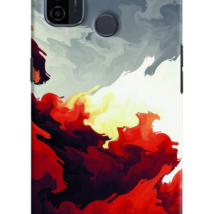 Fire Cloud Oppo A53 2020 Hard Case Back Cover by Casekaro