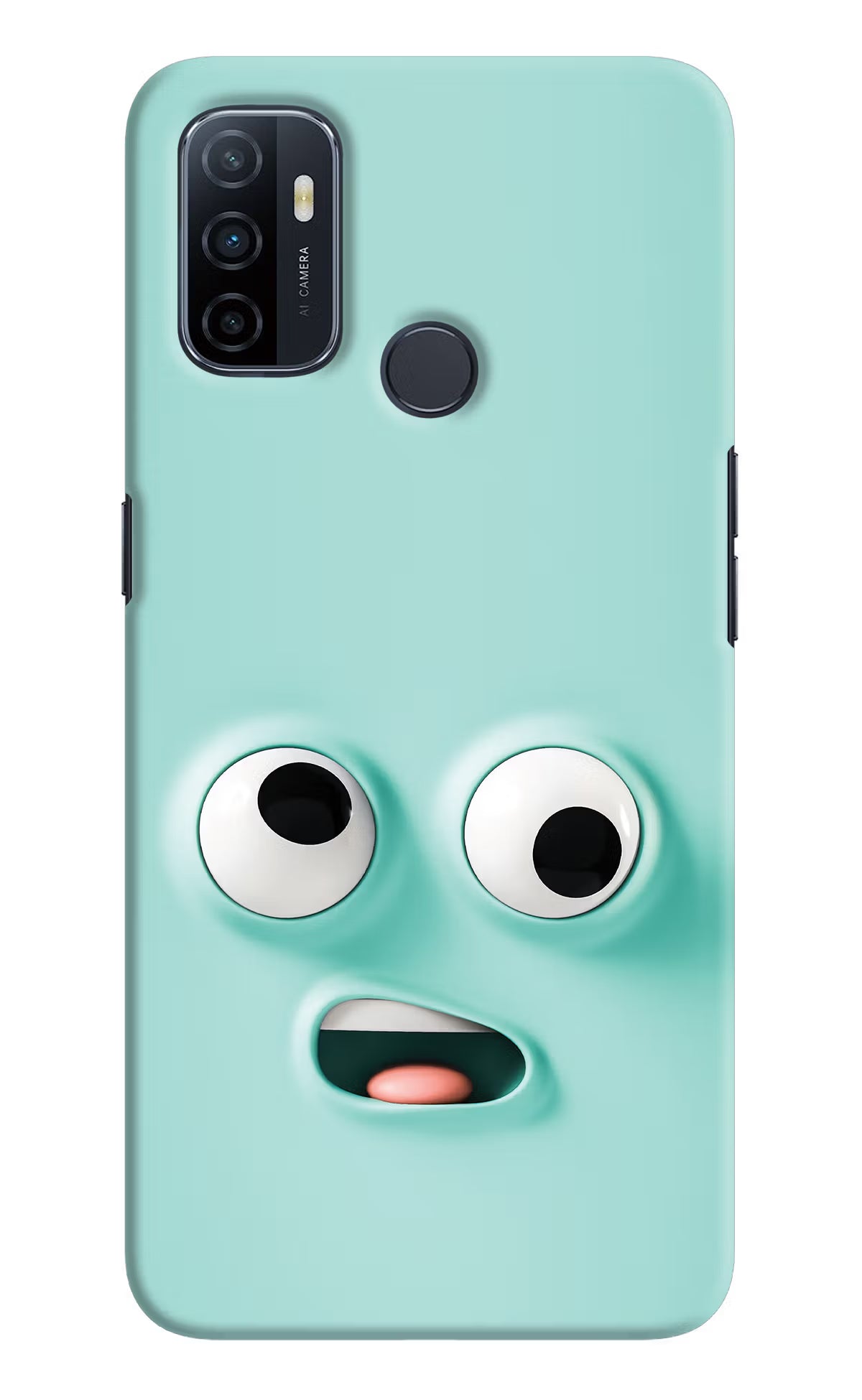 Funny Cartoon Oppo A53 2020 Hard Case Back Cover by Casekaro