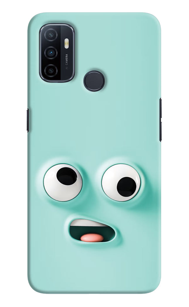 Funny Cartoon Oppo A53 2020 Hard Case Back Cover by Casekaro