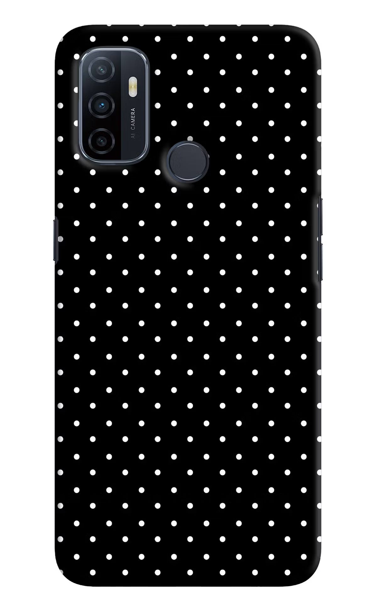 White Dots Oppo A53 2020 Hard Case Back Cover by Casekaro
