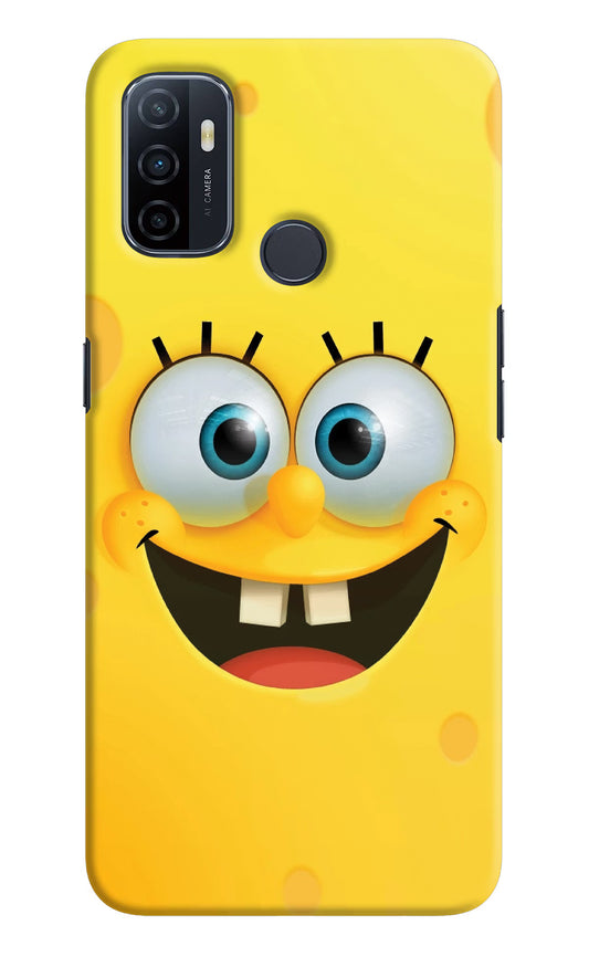 Sponge 1 Oppo A53 2020 Hard Case Back Cover by Casekaro