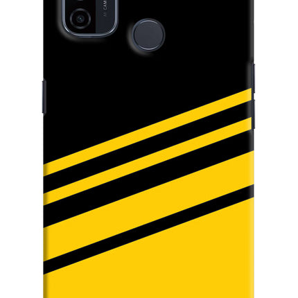Yellow Shades Oppo A53 2020 Hard Case Back Cover by Casekaro