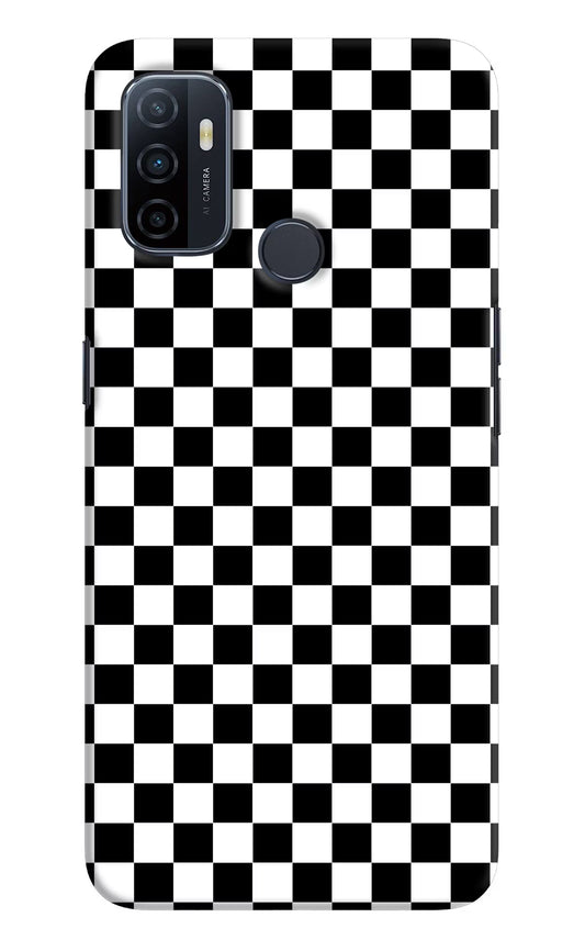 Chess Board Oppo A53 2020 Hard Case Back Cover by Casekaro