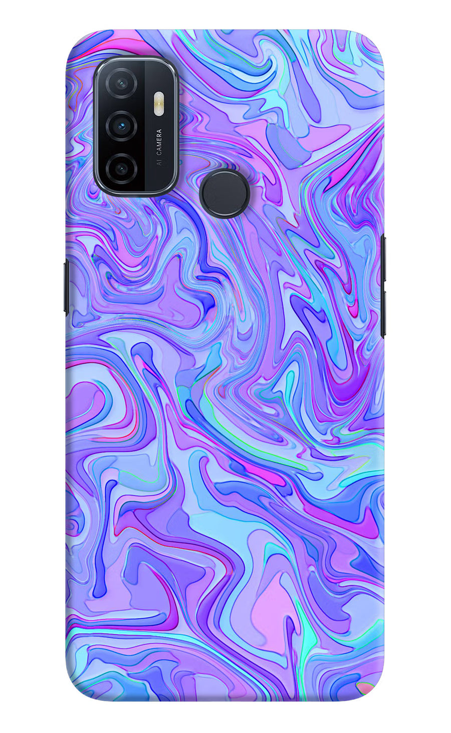 Glitter Oppo A53 2020 Back Cover, Hard case