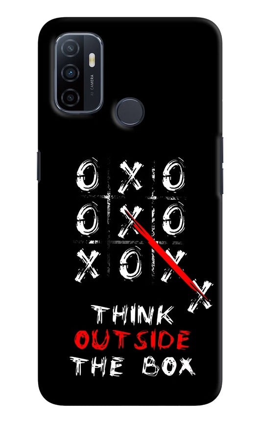 Think out of the BOX Oppo A53 2020 Hard Case Back Cover by Casekaro