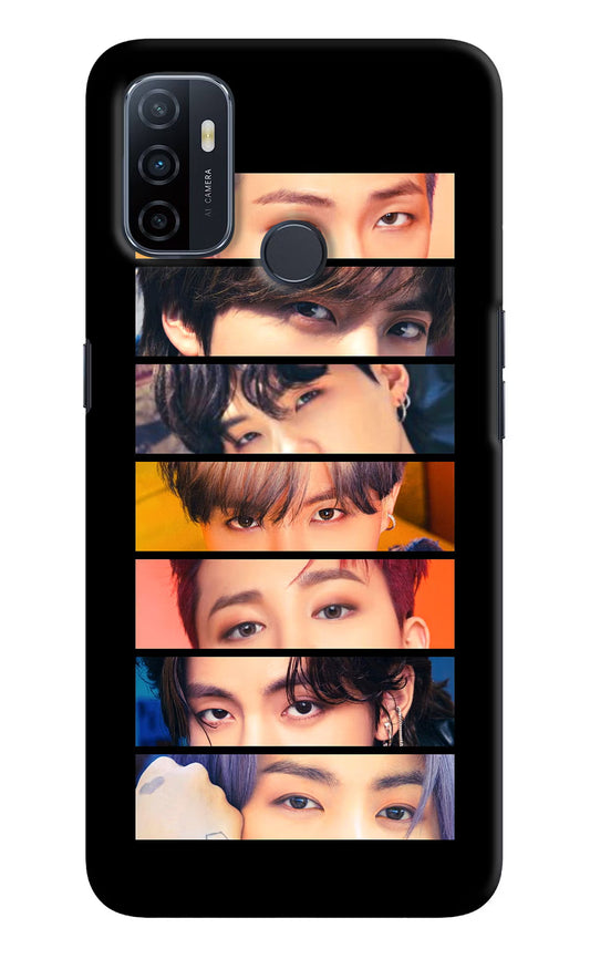 BTS Eyes Oppo A53 2020 Hard Case Back Cover by Casekaro