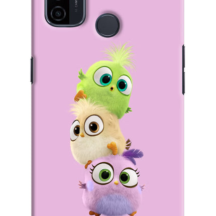 Cute Little Birds Oppo A53 2020 Hard Case Back Cover by Casekaro