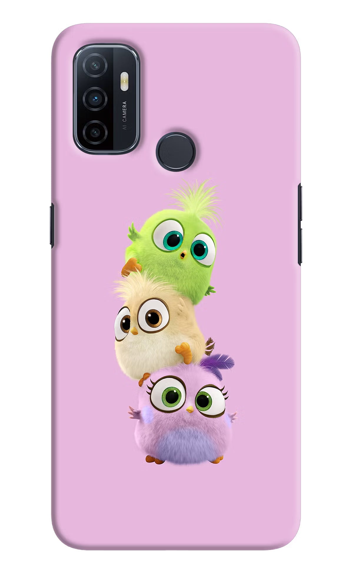 Cute Little Birds Oppo A53 2020 Hard Case Back Cover by Casekaro