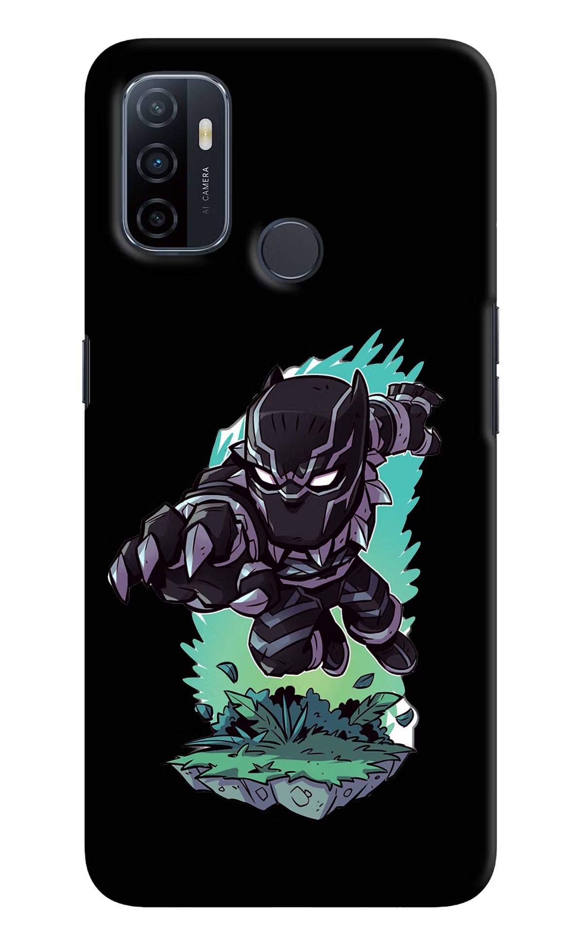 Black Panther Oppo A53 2020 Hard Case Back Cover by Casekaro