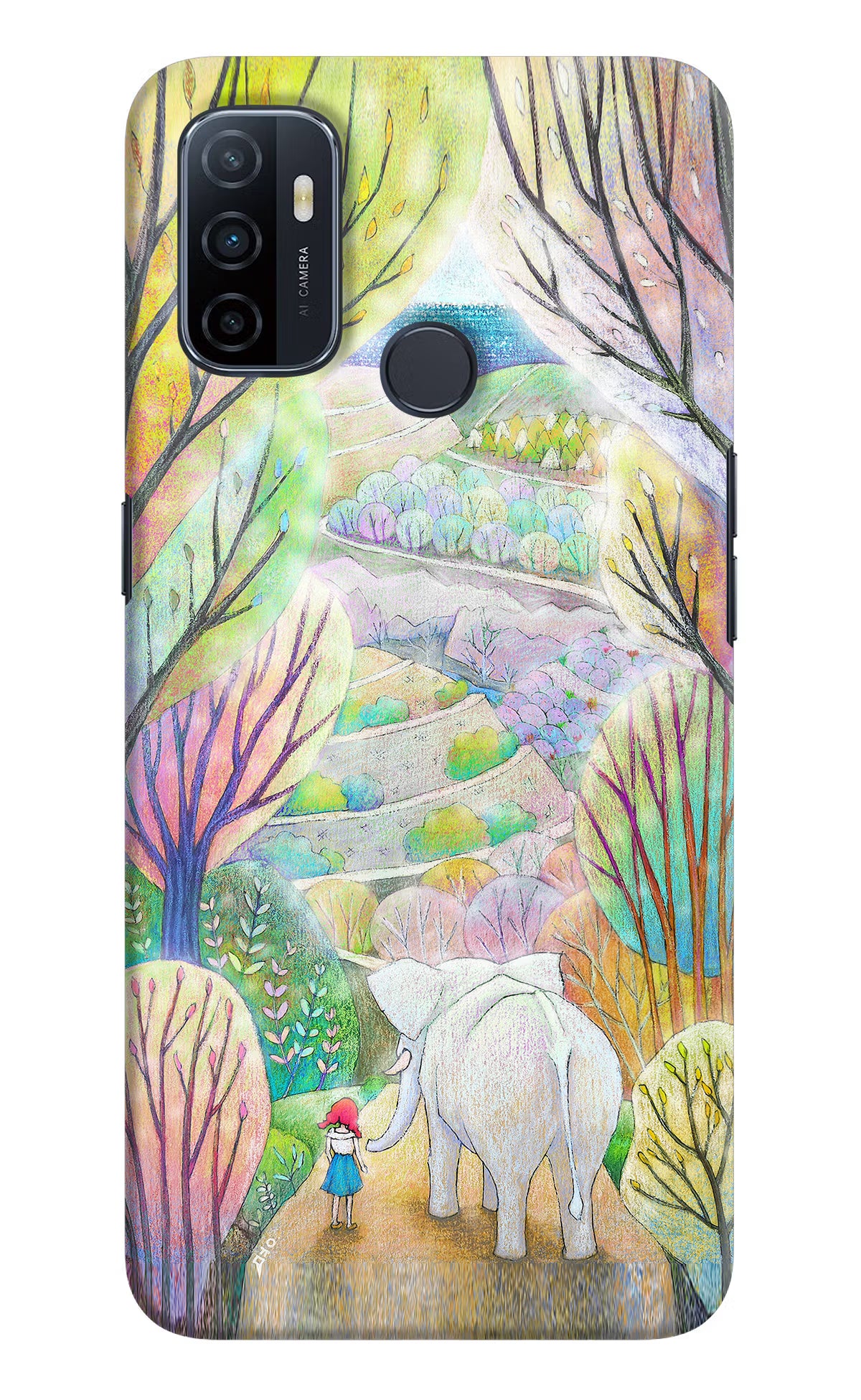 Nature Painting Oppo A53 2020 Hard Case Back Cover by Casekaro