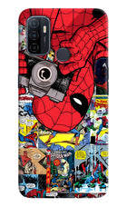 Spider Man Oppo A53 2020 Hard Case Back Cover by Casekaro