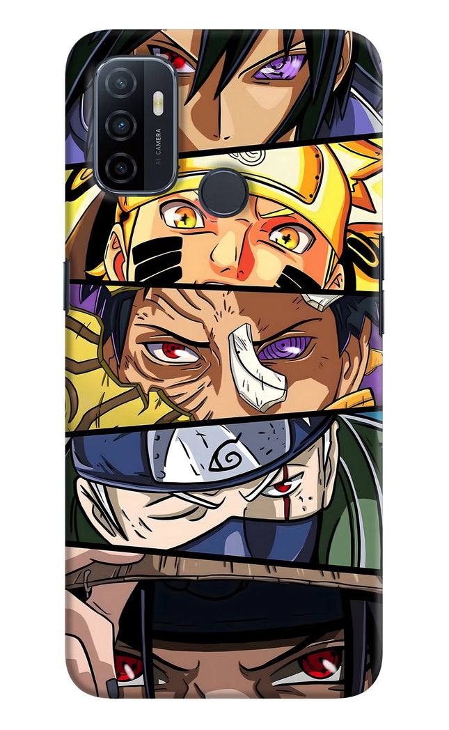 Naruto Character Oppo A53 2020 Hard Case Back Cover by Casekaro