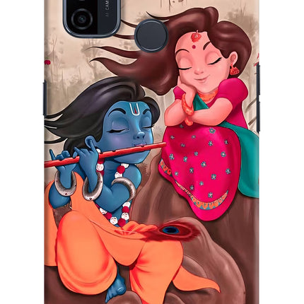 Radhe Krishna Oppo A53 2020 Hard Case Back Cover by Casekaro