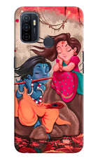 Radhe Krishna Oppo A53 2020 Hard Case Back Cover by Casekaro