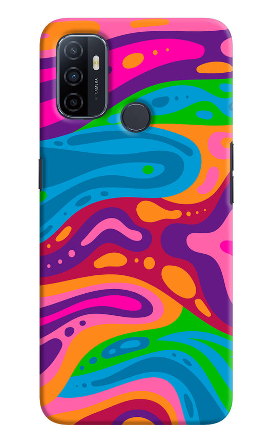 Trippy Pattern Oppo A53 2020 Hard Case Back Cover by Casekaro
