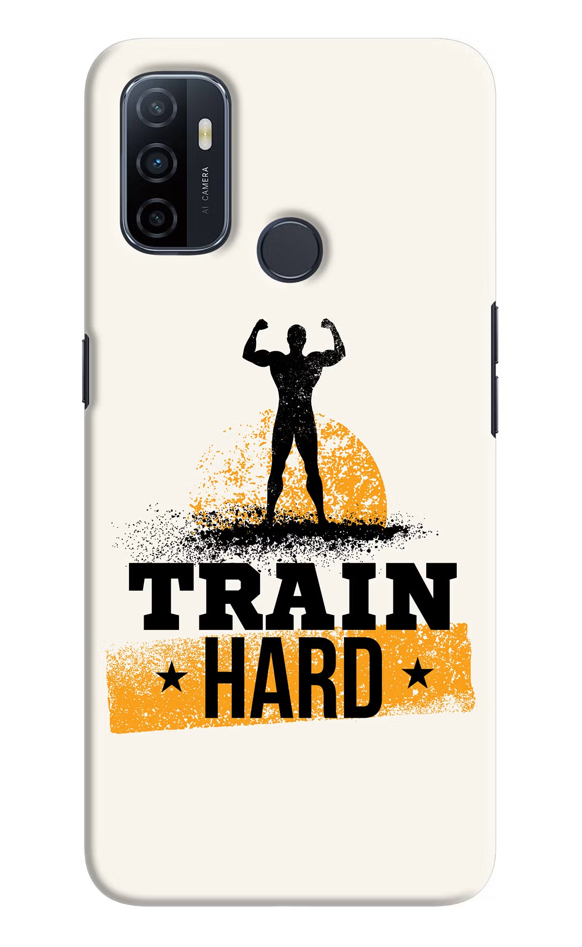 Train Hard Oppo A53 2020 Hard Case Back Cover by Casekaro