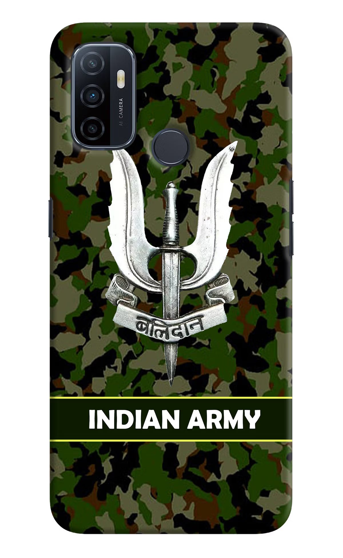 Balidan Indian Logo Oppo A53 2020 Hard Case Back Cover by Casekaro