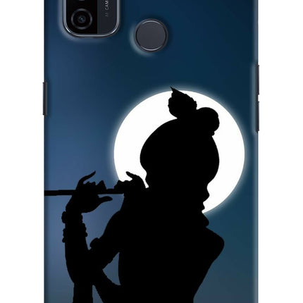 Shri Krishna Silhouette Oppo A53 2020 Hard Case Back Cover by Casekaro