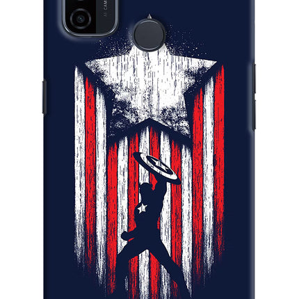 Captain America Marvel Art Oppo A53 2020 Hard Case Back Cover by Casekaro