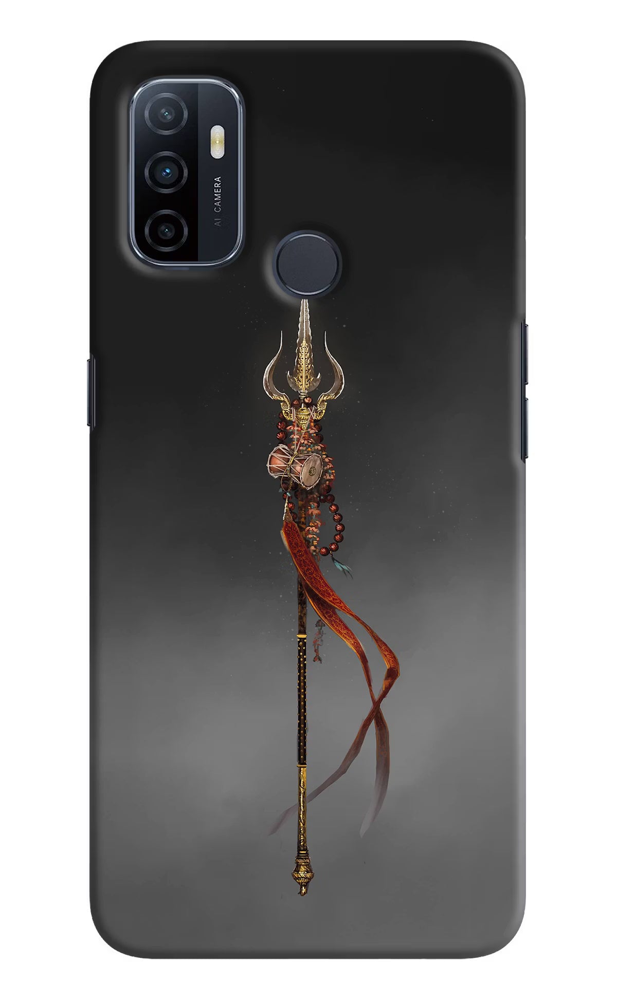 Shiv Trishul Oppo A53 2020 Hard Case Back Cover by Casekaro