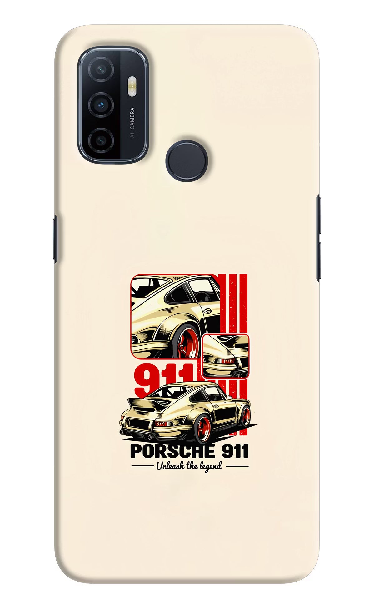 Classic Porsche 911 Oppo A53 2020 Hard Case Back Cover by Casekaro