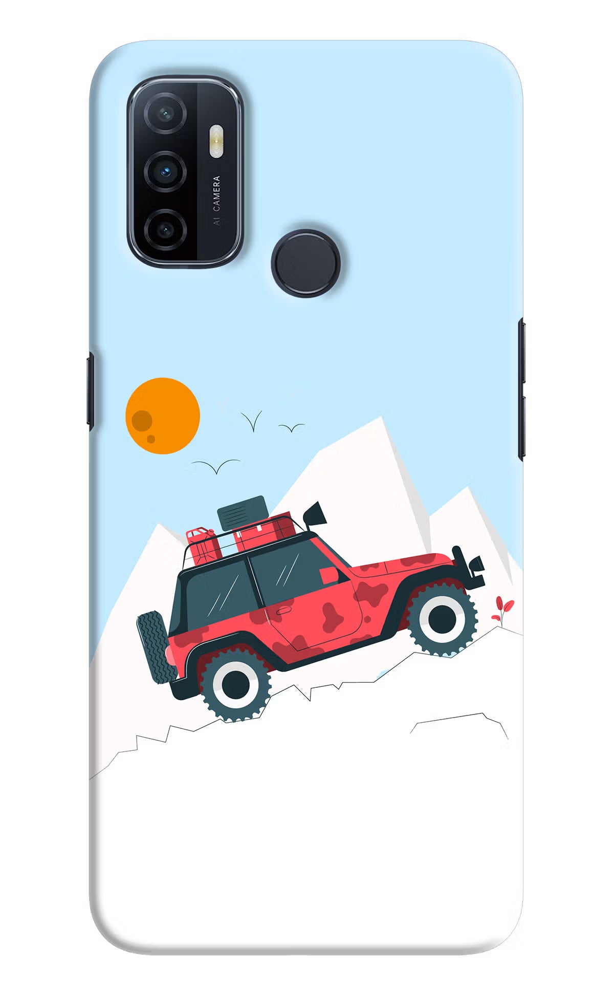 Mountain Trail Beast Oppo A53 2020 Hard Case Back Cover by Casekaro