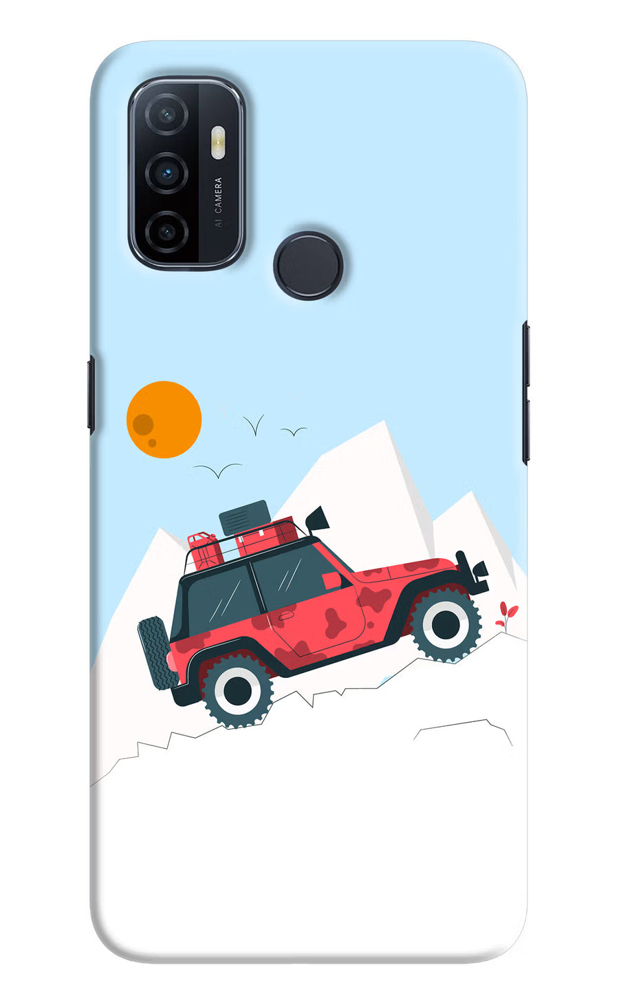 Mountain Trail Beast Oppo A53 2020 Back Cover, Hard case