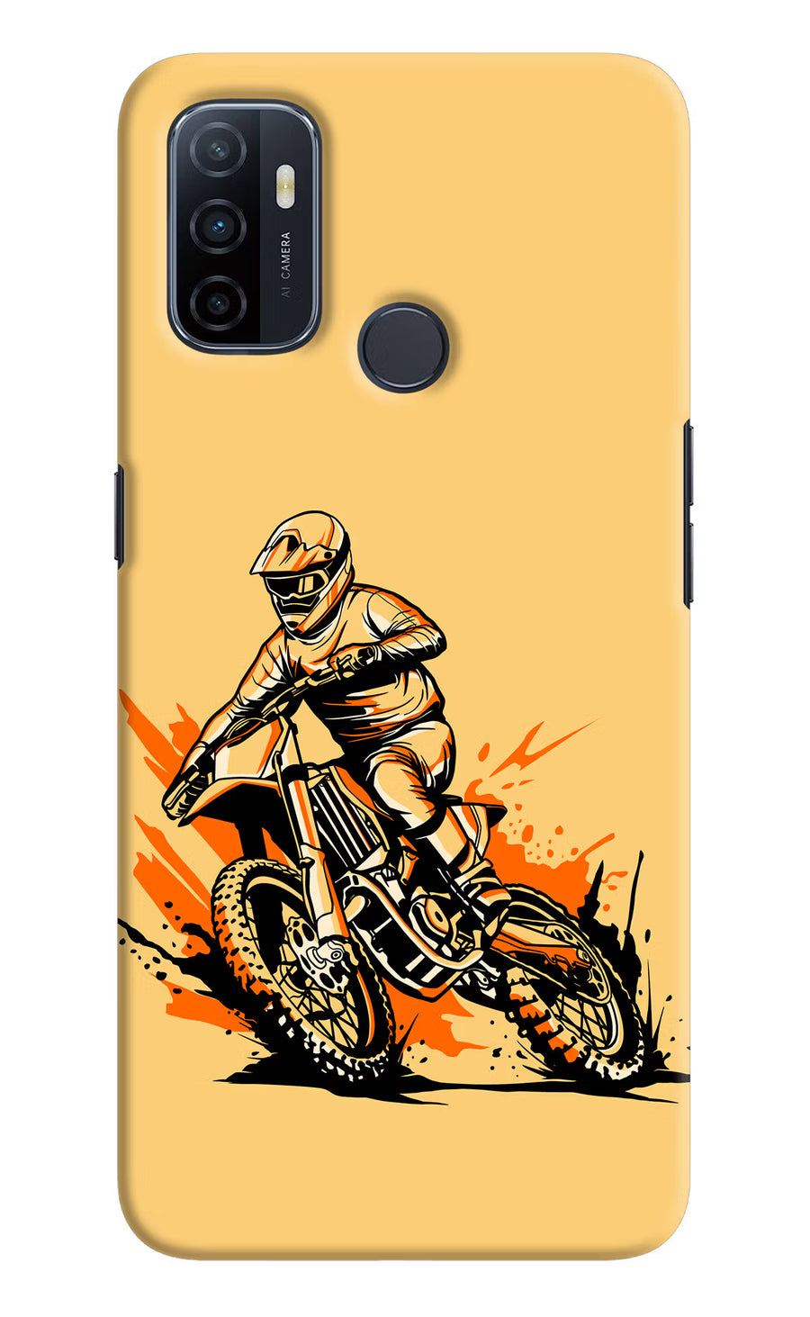Off-Road Fury Oppo A53 2020 Back Cover, Hard case