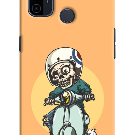 Undead Biker Oppo A53 2020 Hard Case Back Cover by Casekaro