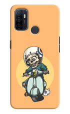 Undead Biker Oppo A53 2020 Hard Case Back Cover by Casekaro