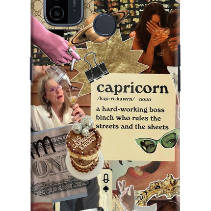 Capricorn Zodiac Oppo A53 2020 Hard Case Back Cover by Casekaro