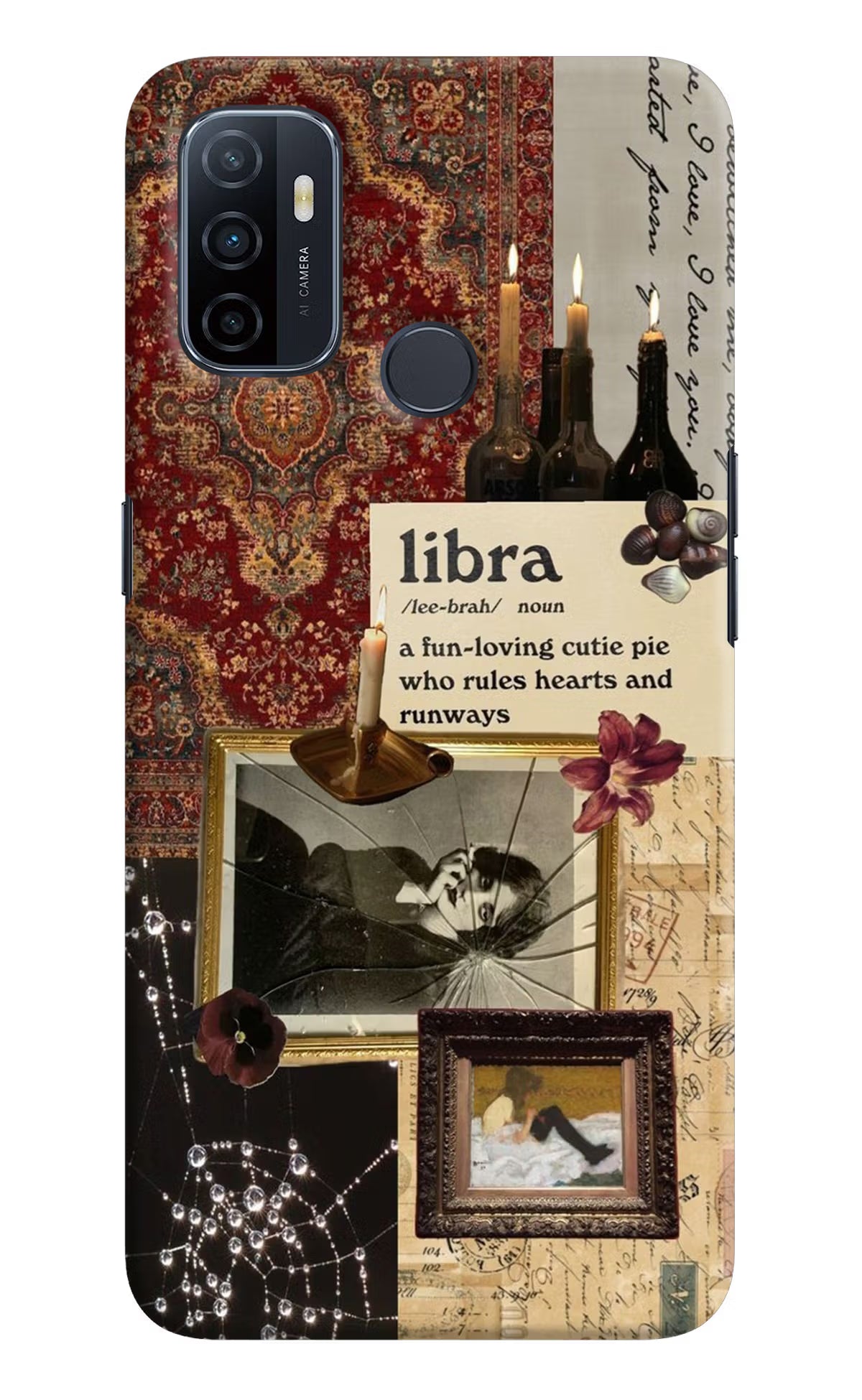 Libra Zodiac Oppo A53 2020 Hard Case Back Cover by Casekaro