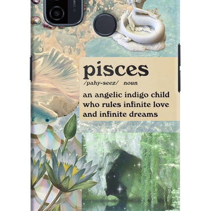 Pisces Zodiac Oppo A53 2020 Hard Case Back Cover by Casekaro