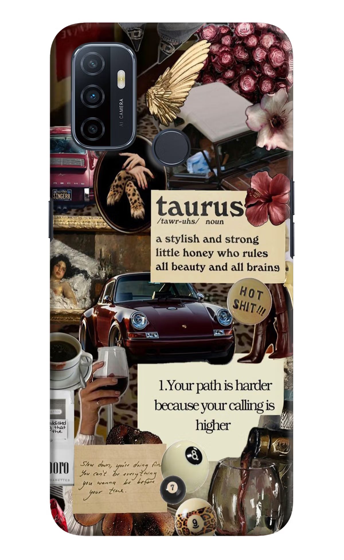 Taurus Zodiac Oppo A53 2020 Hard Case Back Cover by Casekaro