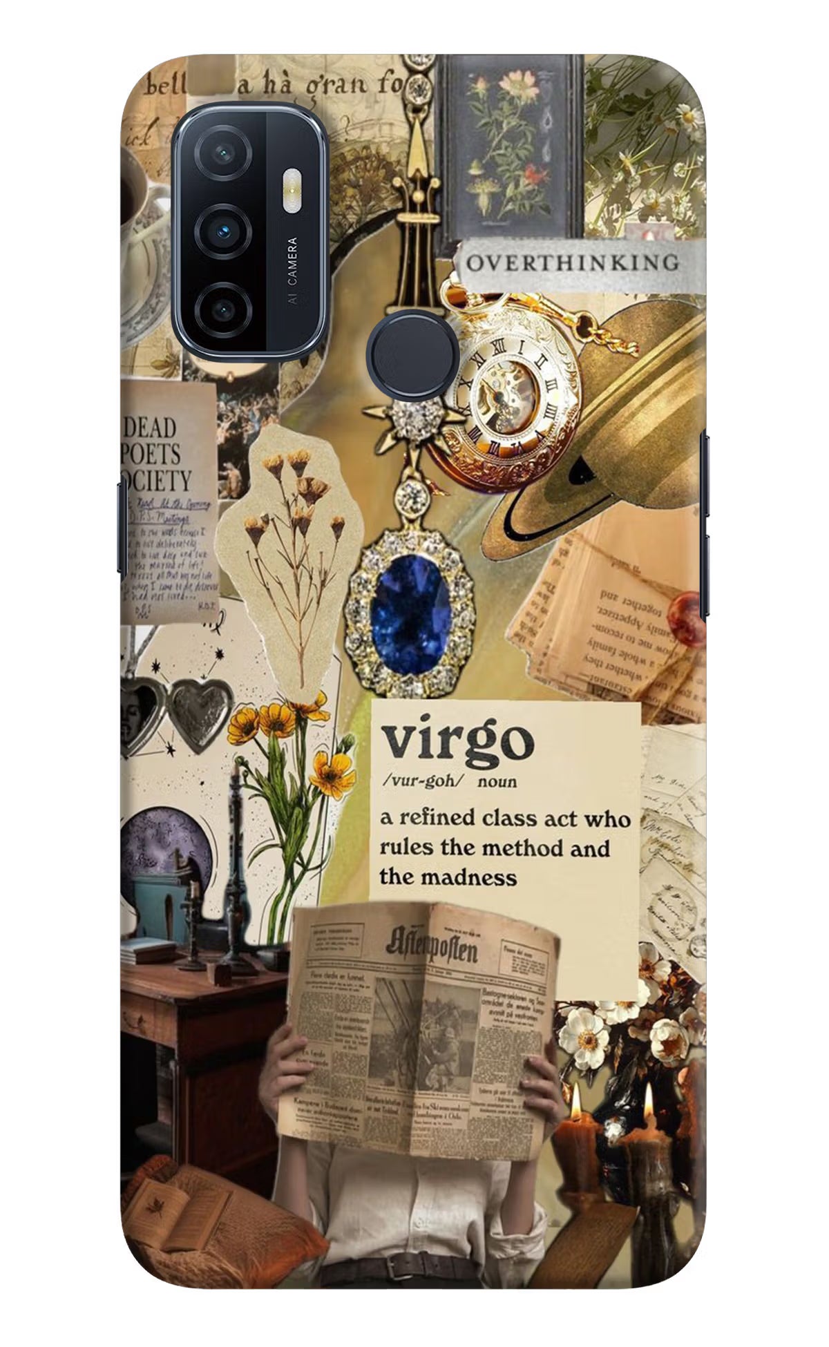 Virgo Zodiac Oppo A53 2020 Hard Case Back Cover by Casekaro