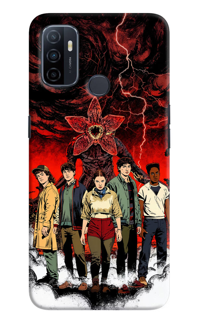 Ordinary Things Characters Oppo A53 2020 Hard Case Back Cover by Casekaro