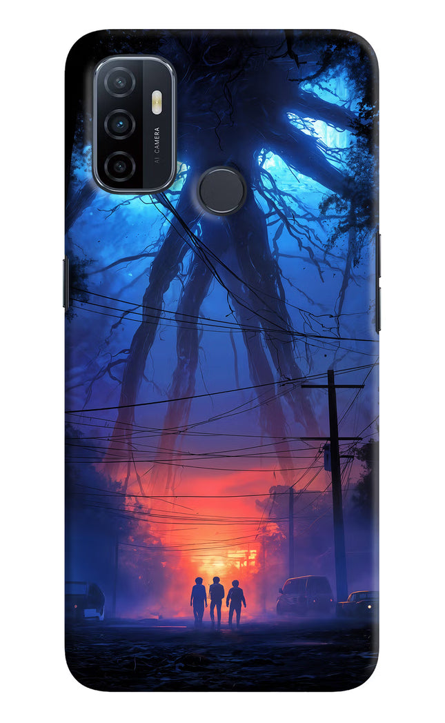 Ordinary Things Shadow Oppo A53 2020 Hard Case Back Cover by Casekaro