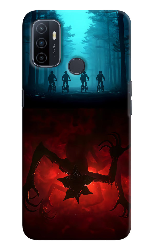 Ordinary Things Downside Up Oppo A53 2020 Hard Case Back Cover by Casekaro