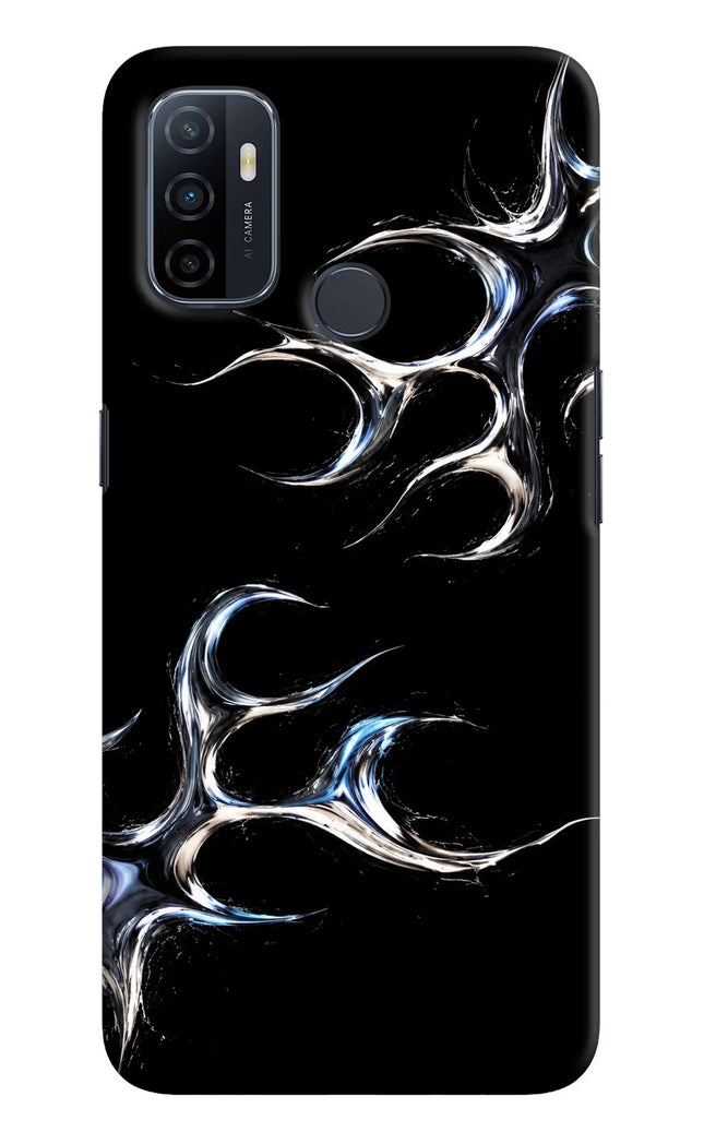 Chrome Tribal Oppo A53 2020 Hard Case Back Cover by Casekaro